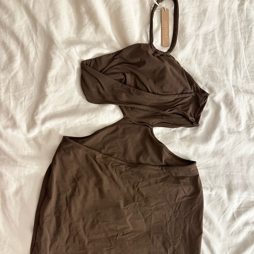 Never worn, With tags! Halter cutout dress!